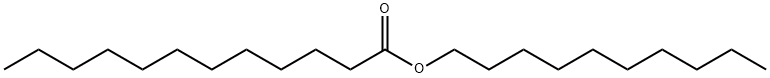 ドデカン酸デシル 化学構造式