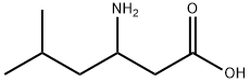 3-アミノ-5-メチルヘキサン酸 化学構造式