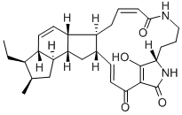斑鸠霉素, 36531-78-9, 结构式