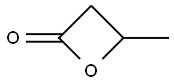 rac-(R*)-3-ヒドロキシブタン酸ラクトン 化学構造式