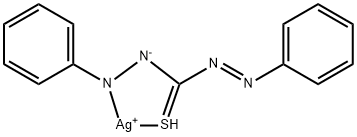 双硫腙银复合物, 36539-86-3, 结构式