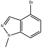 4-ブロモ-1-メチル-1H-インダゾール 化学構造式