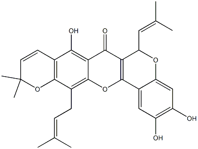 异叶波罗蜜环黄酮素,36545-53-6,结构式