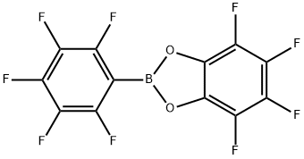 4,5,6,7-四氟-2-(2,3,4,5,6-五氟苯基)-1,3,2-苯并二氧硼烷 结构式