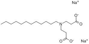 N-DODECYL-B-IMINODIPROPIONIC ACID, DISODIUM SALT Structure