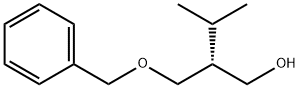 (S)-2-Benzyloxymethyl-3-methylbutan-1-ol 化学構造式