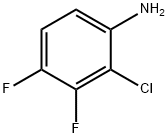 2-氯-3,4-二氟苯胺, 36556-48-6, 结构式