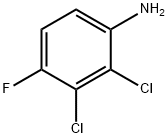 2,3-二氯-4-氟苯胺,36556-52-2,结构式