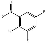 2-クロロ-1,5-ジフルオロ-3-ニトロベンゼン 化学構造式
