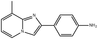 4-(8-MethyliMidazo[1,2-a]pyrid-2-yl)aniline, 95% Structure