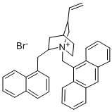 N-(9-Anthracenemethyl)cinchoniumbromide Structure