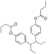 hexestrol dibutyrate Struktur