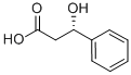 (R)-β-ヒドロキシベンゼンプロピオン酸 化学構造式