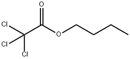 トリクロロ酢酸ブチル 化学構造式