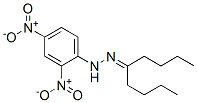 5-ノナノン2,4-ジニトロフェニルヒドラゾン 化学構造式