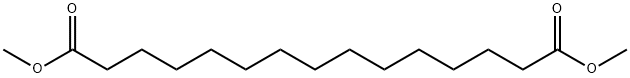 ペンタデカン二酸ジメチル 化学構造式