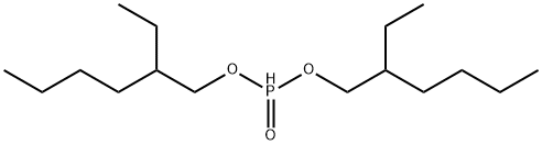 ホスホン酸ジ(2-エチルヘキシル) 化学構造式