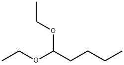 バレルアルデヒドジエチルアセタール 化学構造式