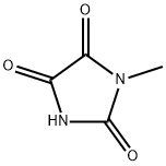 1-甲基咪唑烷-2,4,5-三酮, 3659-97-0, 结构式