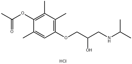 MetipranololHydrochloride Struktur
