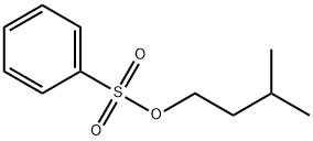 Benzenesulfonic acid, 3-Methylbutyl ester Structure