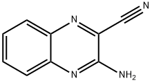 3-氨基-2-喹噁啉甲腈 结构式
