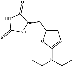 4-Imidazolidinone,  5-[[5-(diethylamino)-2-furanyl]methylene]-2-thioxo-|