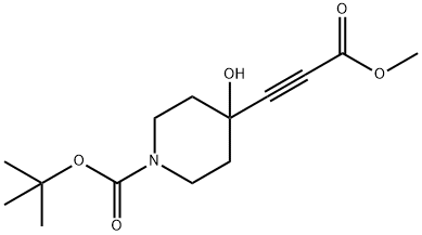 365997-16-6 tert-butyl 4-hydroxy-4-(3-Methoxy-3-oxoprop-1-ynyl)piperidine-1-carboxylate