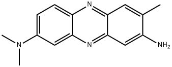 2-Methyl-3-amino-7-(dimethylamino)phenazine Struktur