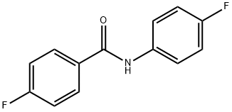 4-fluoro-N-(4-fluorophenyl)benzamide Struktur