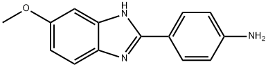 4-(5-METHOXY-1 H-BENZOIMIDAZOL-2-YL)-PHENYLAMINE Structure
