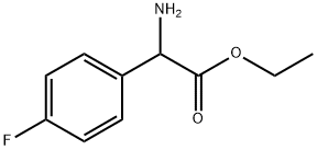 ethyl 2-aMino-2-(4-fluorophenyl)acetate Structure