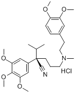 METHOXY-(-)-VERAPAMIL HYDROCHLORIDE Structure