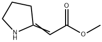 2-(2-pyrrolidinylidene)-Acetic acid Methyl ester Structure