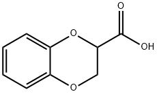 1,4-苯并二烷-2-羧酸,3663-80-7,结构式