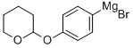 4-(2-TETRAHYDRO-2H-PYRANOXY)PHENYLMAGNESIUM BROMIDE SOLUTION 0.5燤 IN THF,36637-44-2,结构式