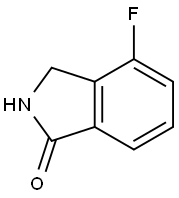 4 - 氟 - 2,3 - 二氢 - 异吲哚 - 1 - 酮,366452-96-2,结构式