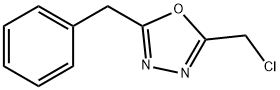 2-苯甲基-5-(氯甲基)-1,3,4-噁二唑, 36646-13-6, 结构式