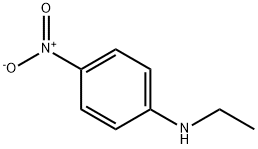 N-乙基-对-硝基苯胺 结构式