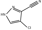 4-氯-1H-吡唑-5-甲腈,36650-75-6,结构式