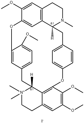 DiMethyl-d-tubocurarine Iodide Structure