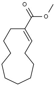 Methyl-1-cycloundecenecarboxylate Struktur