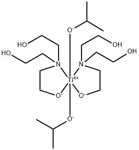 Titanium bis(triethanolamine)diisopropoxide Struktur