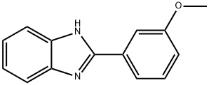 2-(3-甲氧苯基)-1H-苯并咪唑, 36677-36-8, 结构式