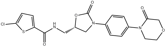 利伐沙班 结构式