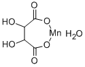 2,3-ジヒドロキシブタン二酸マンガン(II) 化学構造式