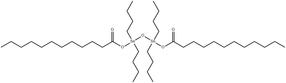 1,3-二月桂酰氧-1,1,3,3-四丁基二锡氧,3669-02-1,结构式