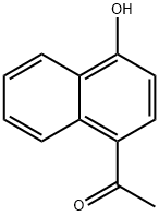 4-アセチル-1-ナフトール 化学構造式