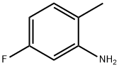 5-フルオロ-2-メチルアニリン 化学構造式