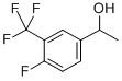 1-[4-FLUORO-3-(TRIFLUOROMETHYL)PHENYL]ETHAN-1-OL Struktur